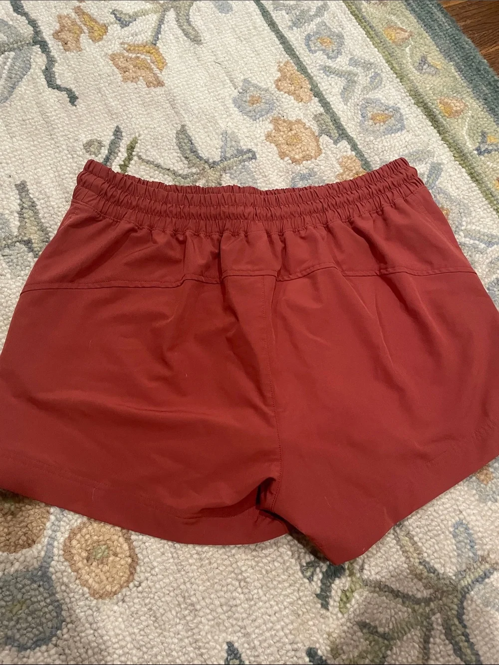 Old Navy Rust Red Athletic Skort with Drawcord Waist